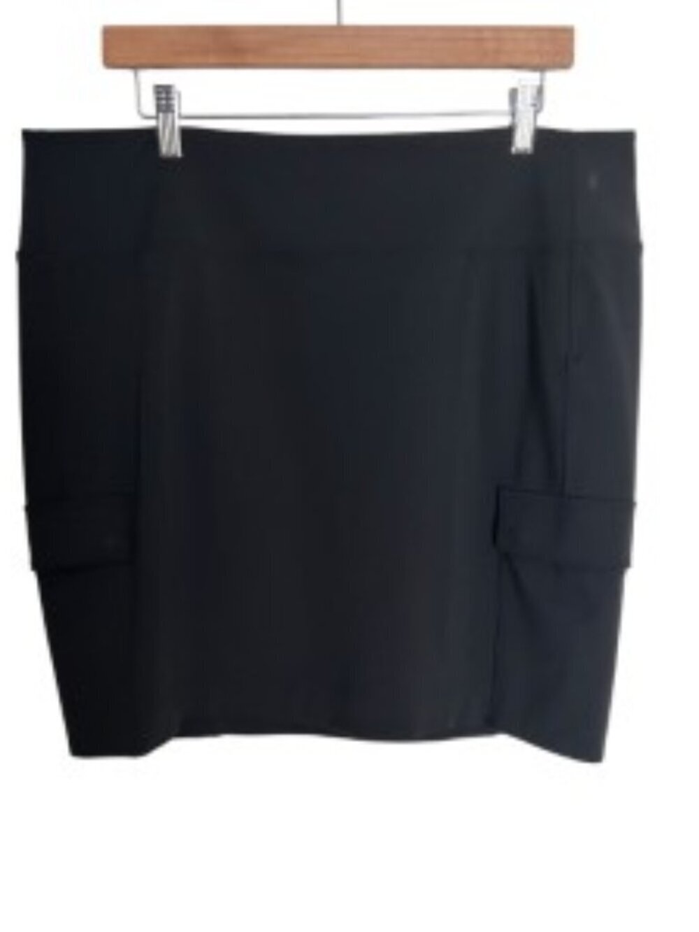 Athleta Black Delancey Cargo Skirt XLarge